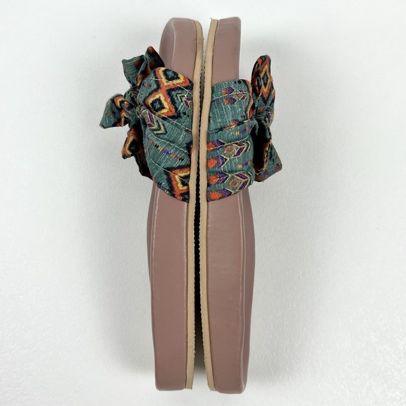 Payal Singhal X Fizzy Goblet Collaboration Sandals Sliders Mules Printed Vegan 9 - Picture 6 of 8